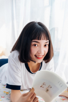 美女黑色真丝图
